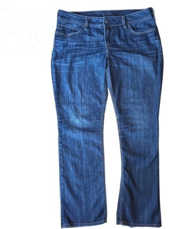 Silver Jeans Denim - Silver Jeans Womens Blue Denim Straight Leg Jeans (JEA34)